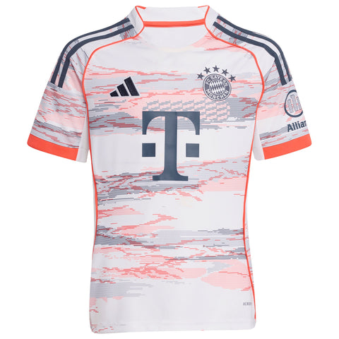 Bayern Munich adidas Youth 2025/26 Away Jersey - White