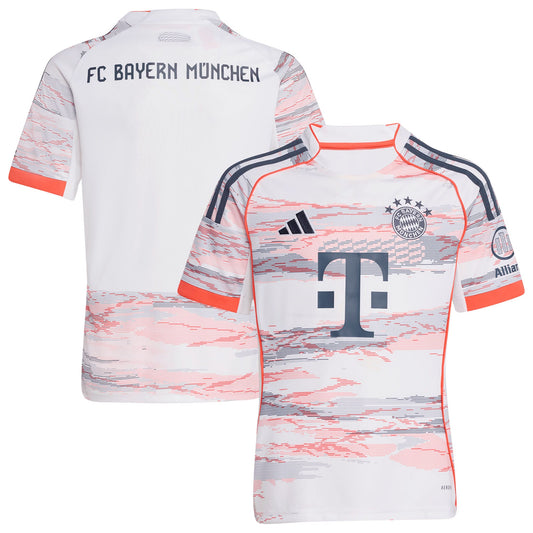 Bayern Munich adidas Youth 2025/26 Away Jersey - White