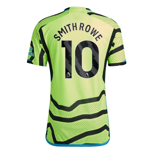 Smith Rowe Arsenal Away Shirt 2023-24  Jersey Player- Yellow
