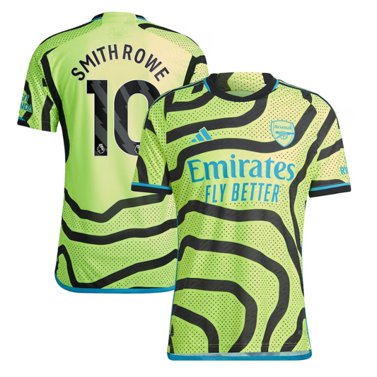 Smith Rowe Arsenal Away Shirt 2023-24  Jersey Player- Yellow