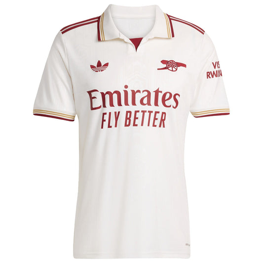 Arsenal adidas Third Shirt 2025-26 with Saka 7 printing
