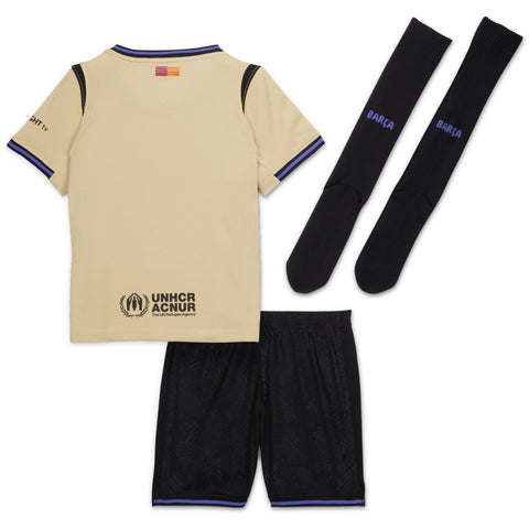 Barcelona Nike Away Stadium Mini Kit 2025-26 - Little Kids