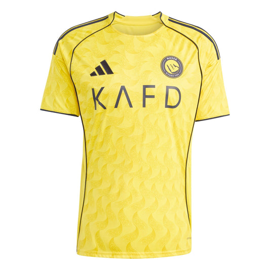 Cristiano Ronaldo Al-Nassr FC adidas 2025/26 Home Player Jersey – Yellow