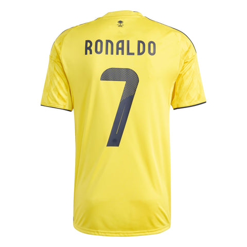 Cristiano Ronaldo Al-Nassr FC adidas 2025/26 Home Player Jersey – Yellow