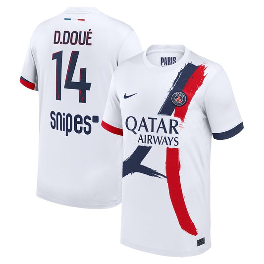 PSG Nike Away Stadium Shirt 2024-2025 - D.Doué 14 printing