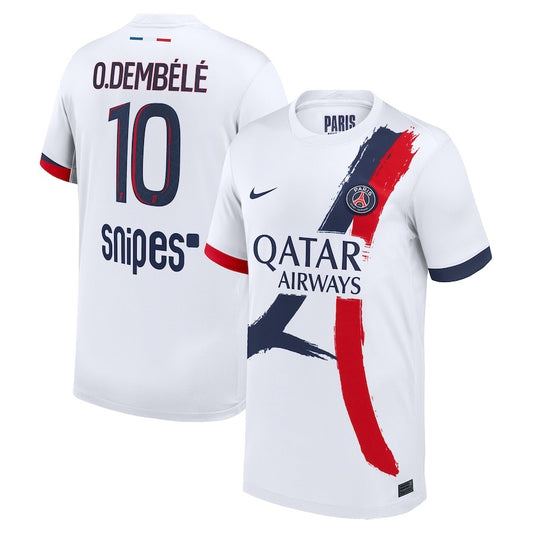 PSG Nike Away Stadium Shirt 2024-2025 - O.Dembélé 10 printing