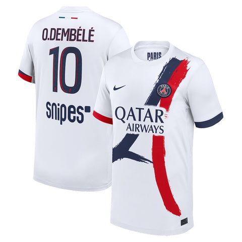 PSG Nike Away Stadium Shirt 2024-2025 - O.Dembélé 10 printing